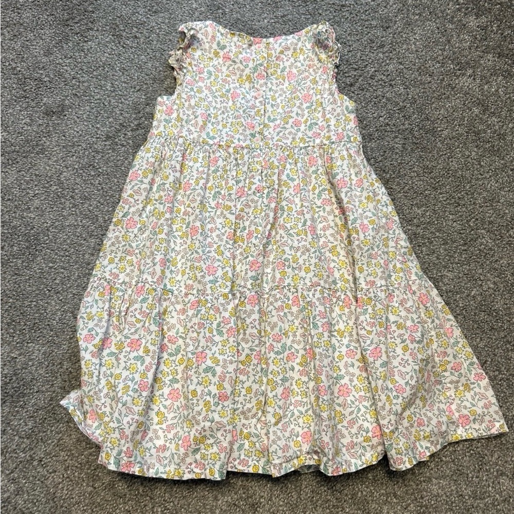 OshKosh B'gosh Floral Pink and Yellow Kids Dress - Picture 3 of 4